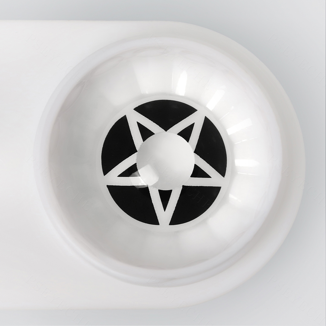 Astral Sigil Black Costume Yearly Contact Lenses