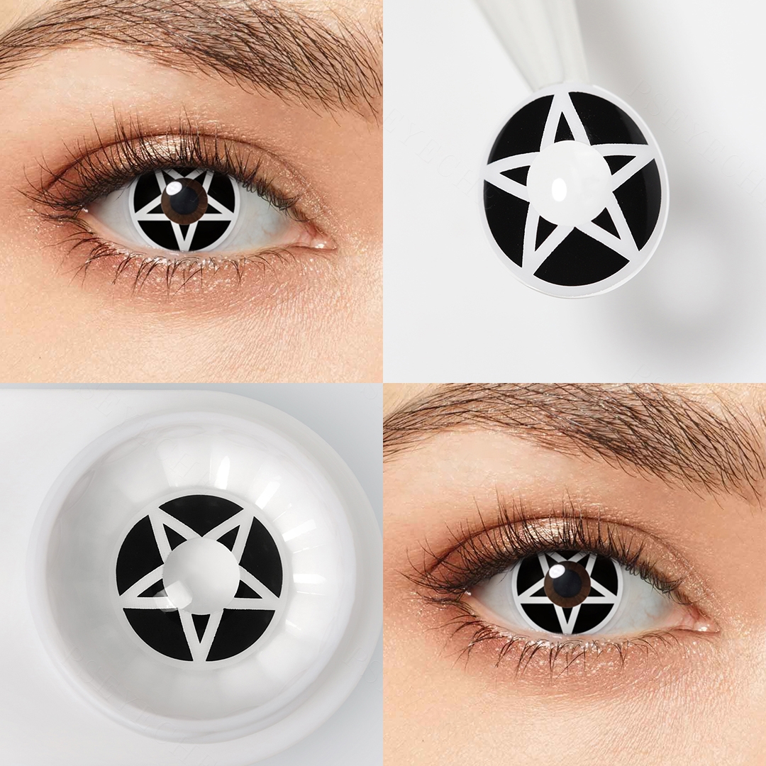 Astral Sigil Black Costume Yearly Contact Lenses