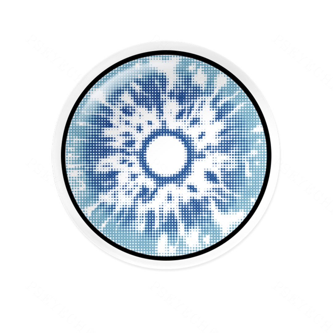 Glacier Shimmer Blue Costume Yearly Contact Lenses