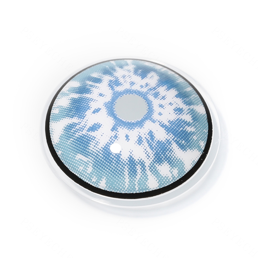 Glacier Shimmer Blue Costume Yearly Contact Lenses