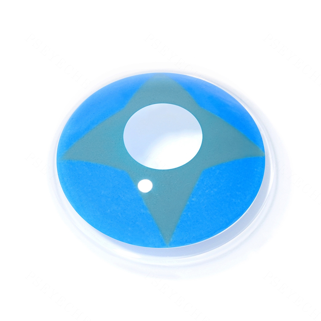 Steel Sky Star Blue Costume Yearly Contact Lenses | 2 Pcs
