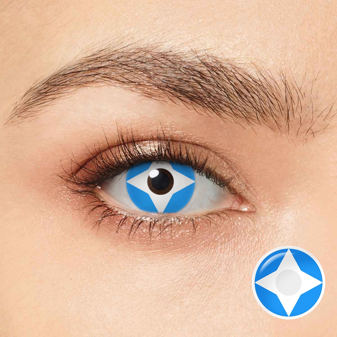 Polar Sky Star Blue Costume Yearly Contact Lenses | 2 Pcs