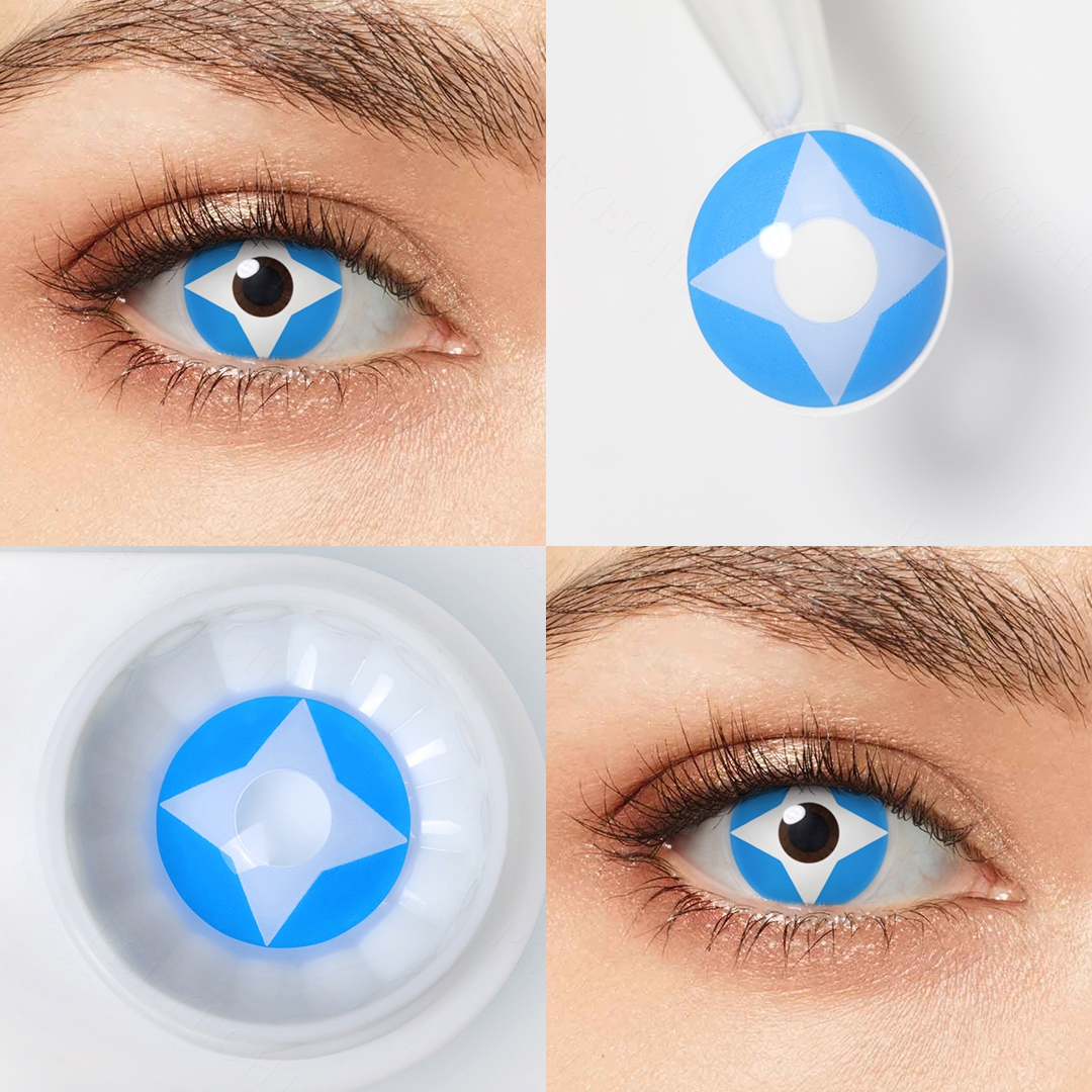 Polar Sky Star Blue Costume Yearly Contact Lenses | 2 Pcs