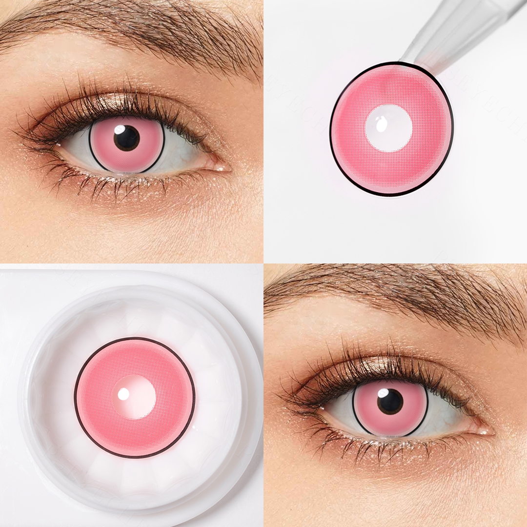 Demon Slayer Nezuko Kamado Costume Yearly Contact Lenses