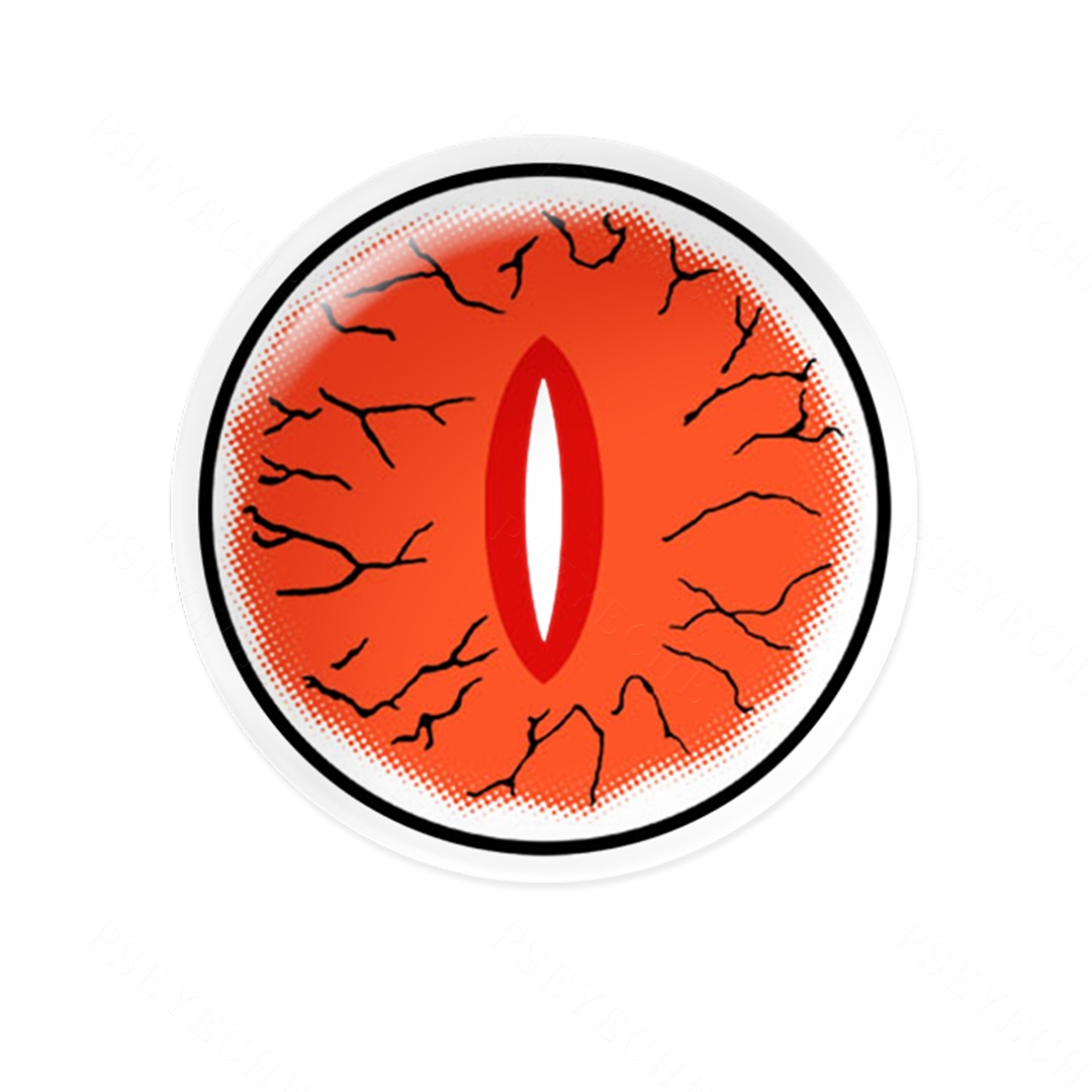 Demon Eye Red Costume Yearly Contact Lenses