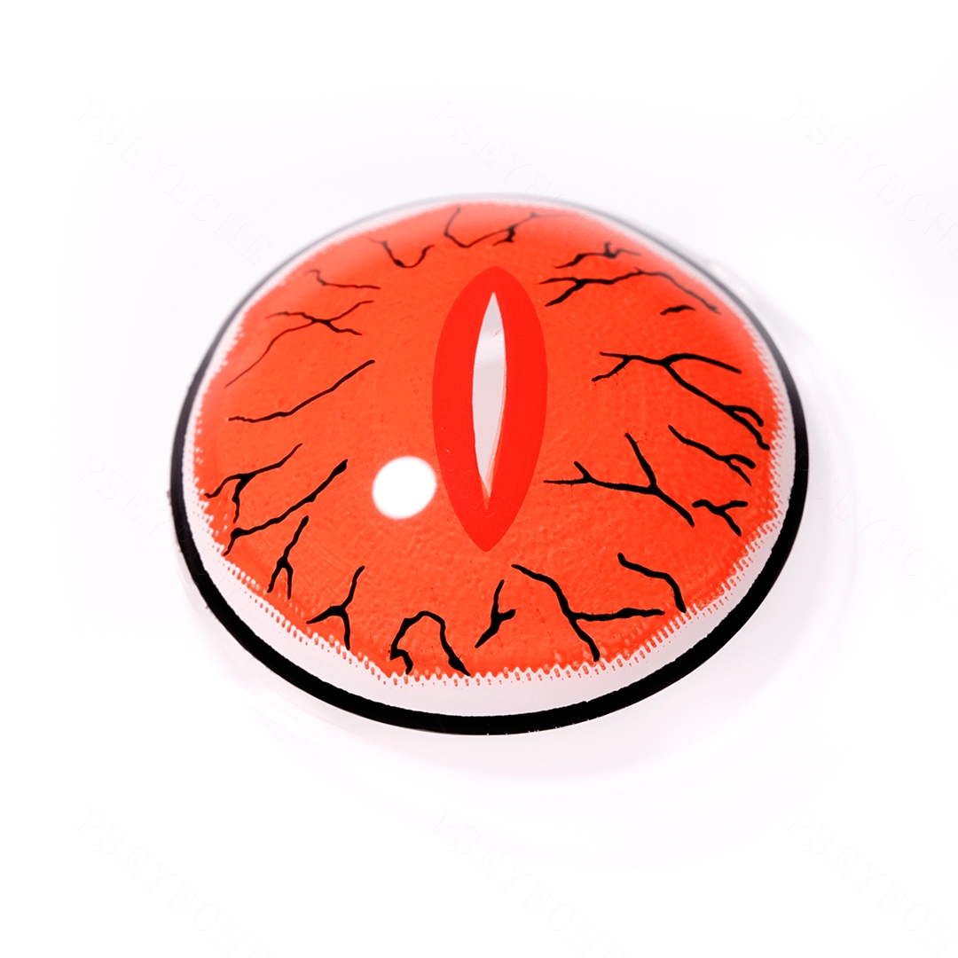 Demon Eye Red Costume Yearly Contact Lenses
