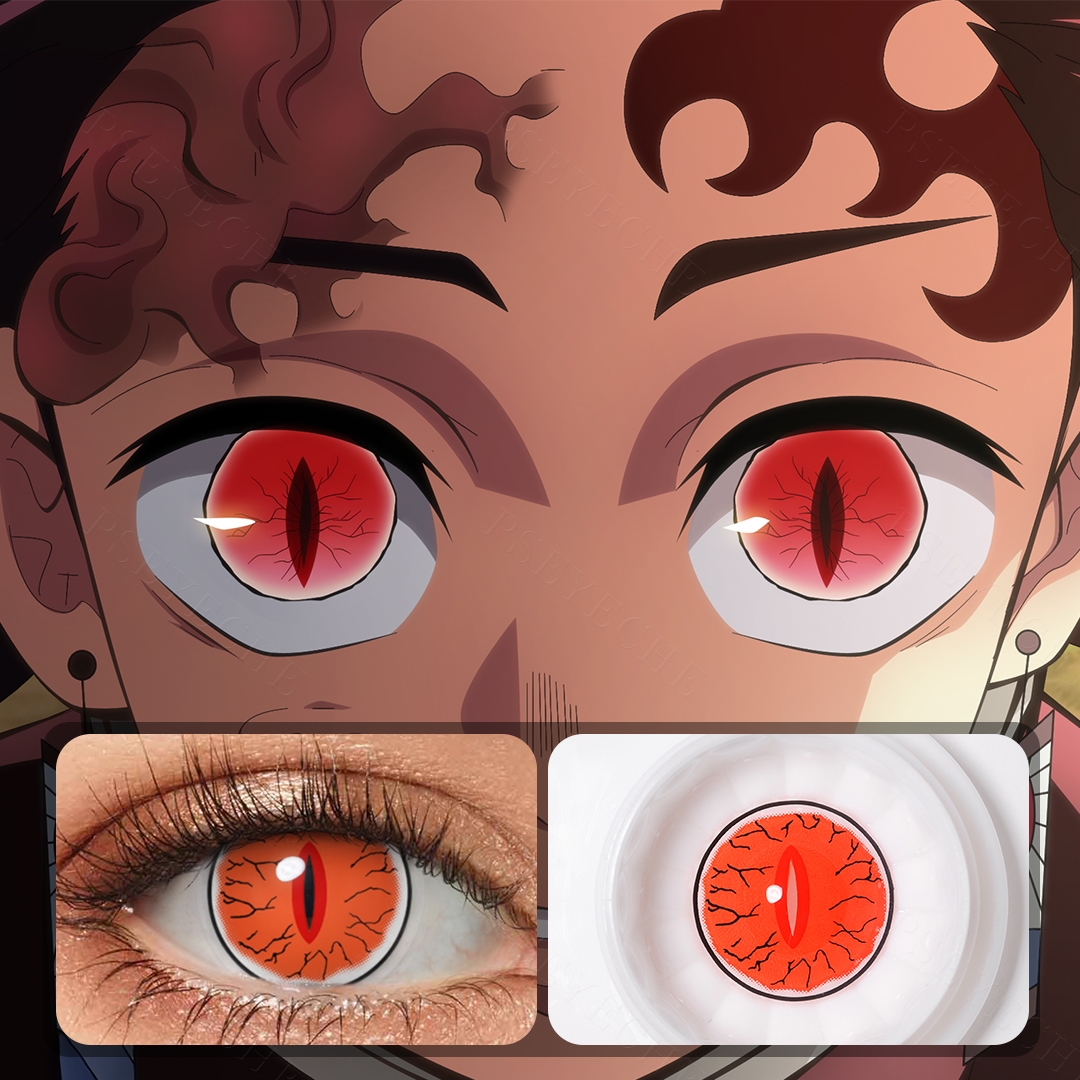 Demon Eye Red Costume Yearly Contact Lenses