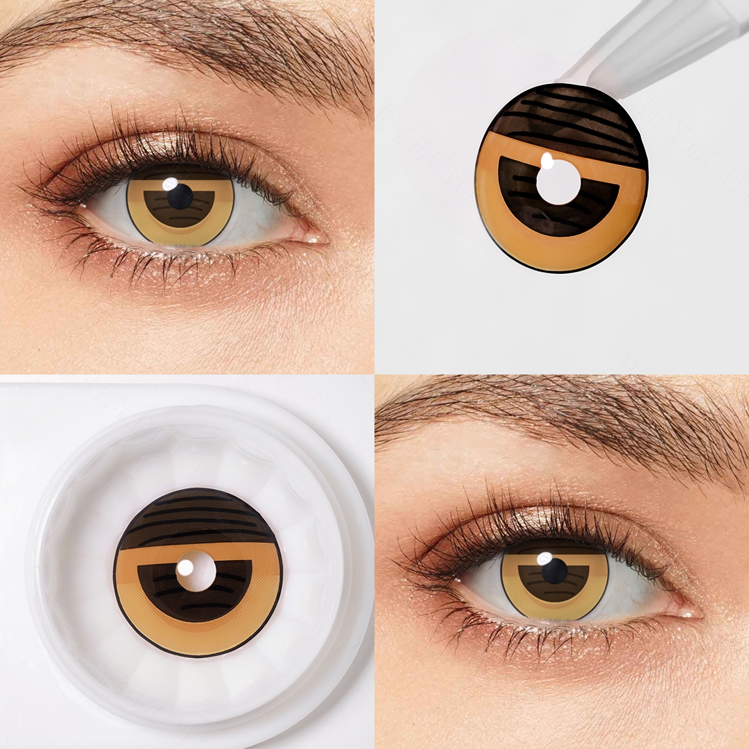 Hazelnut Black Costume Yearly Contact Lenses