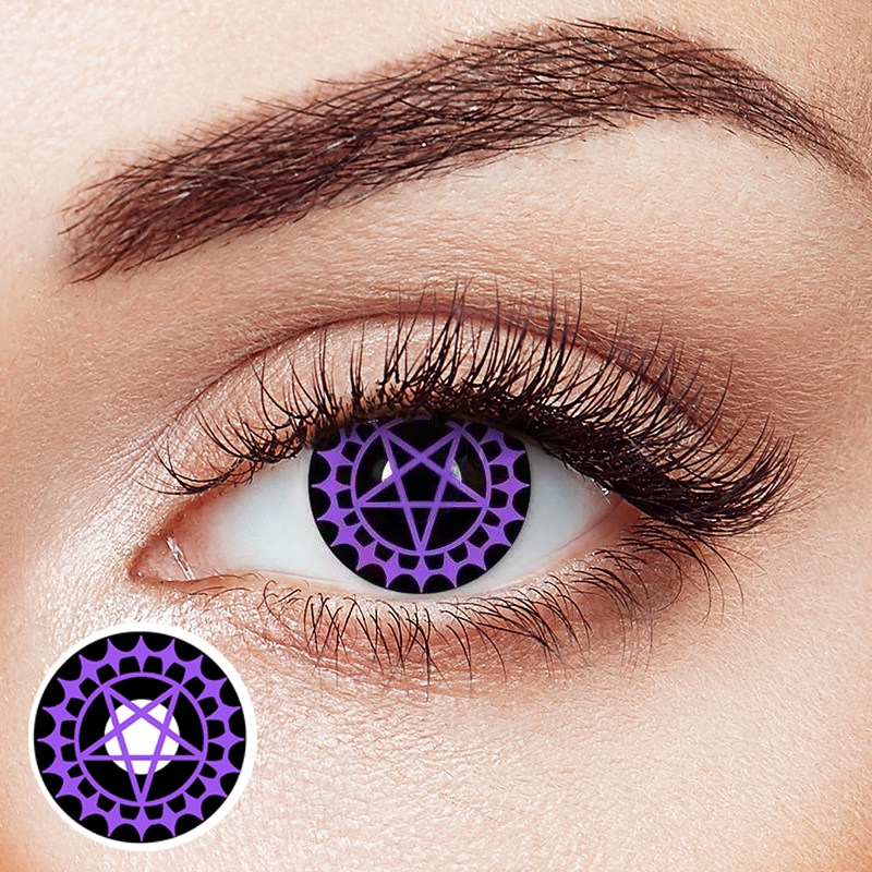 Astrolabe Purple Costume Contact Lenses
