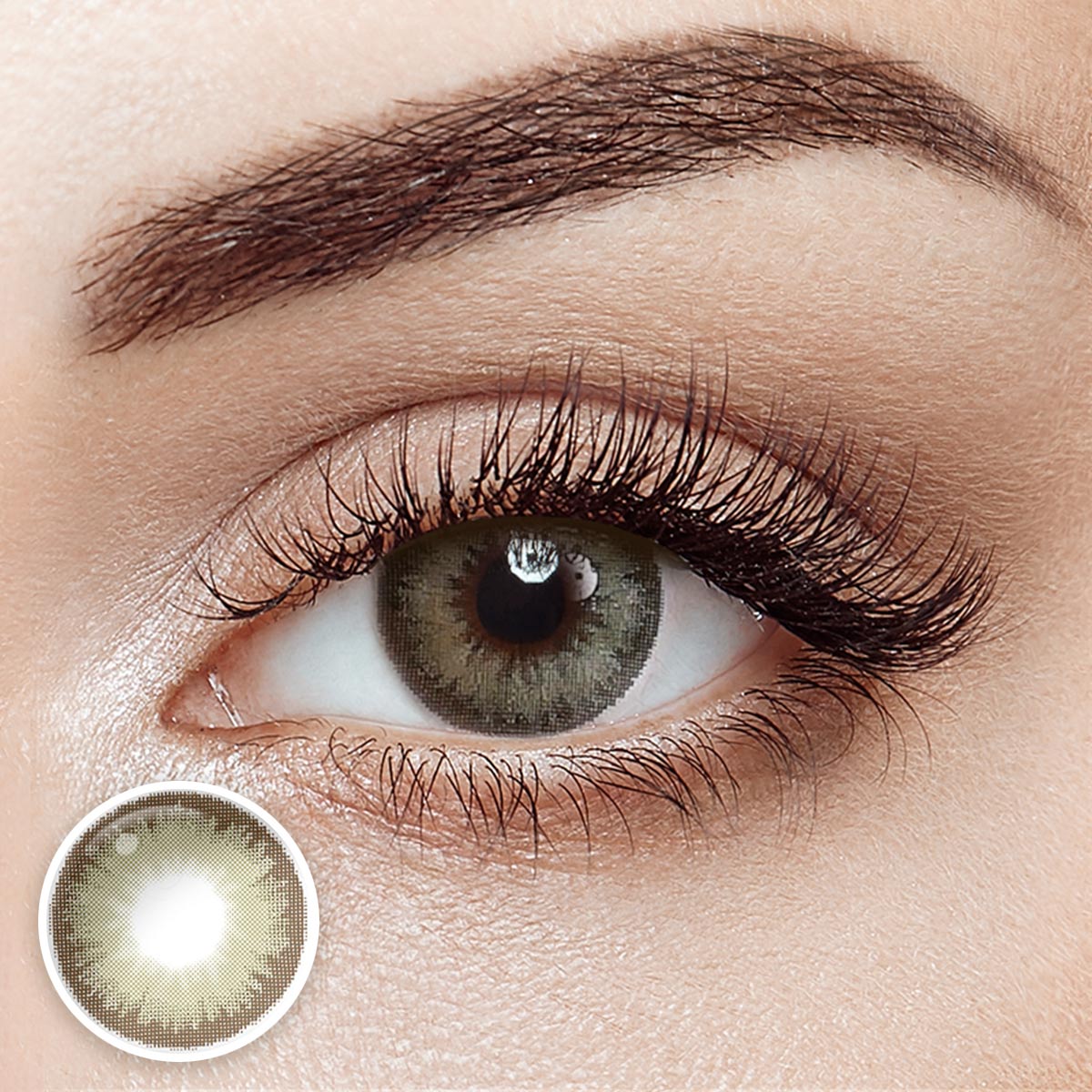 Diamonds Grey Green Contact Lenses