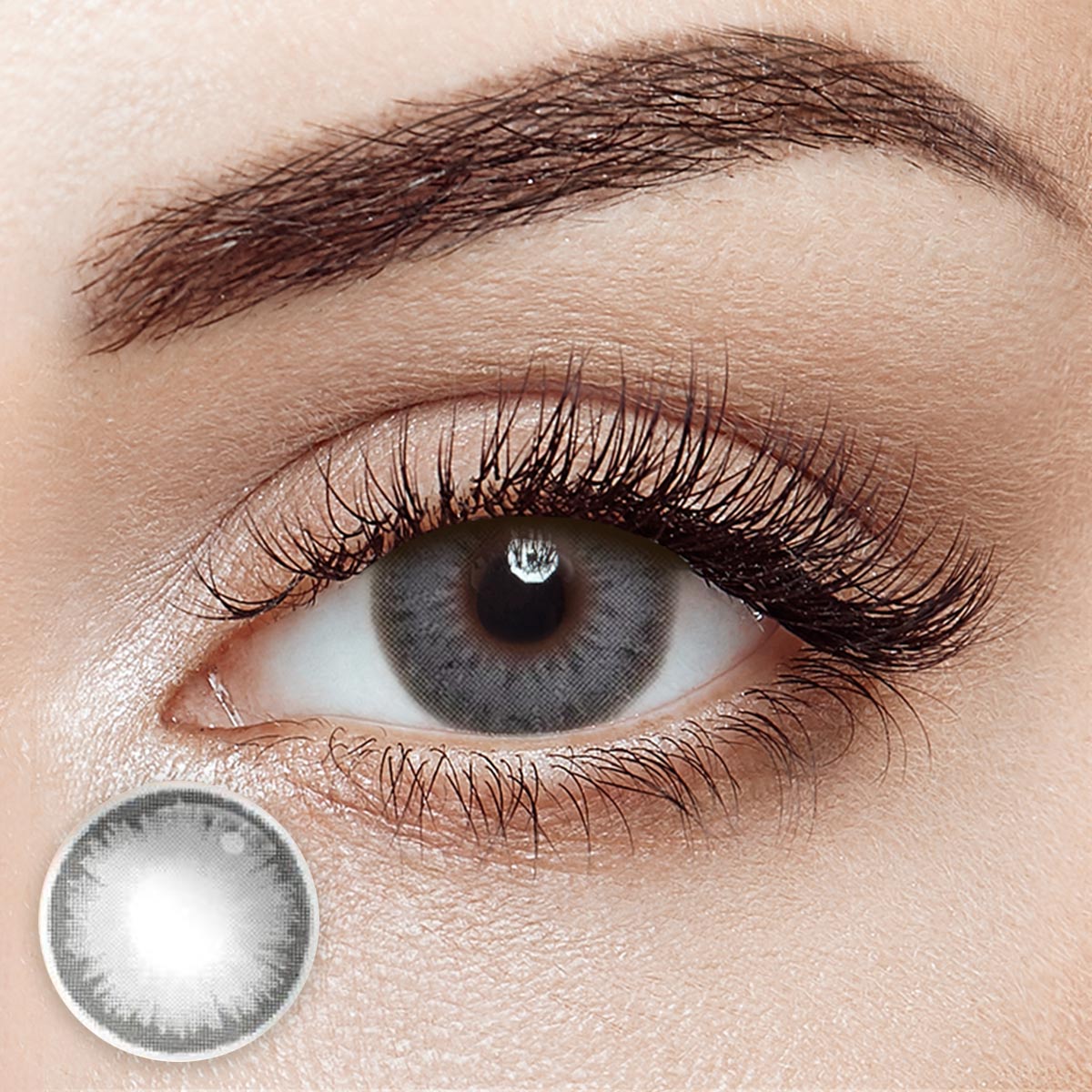 Diamond Glitter Gray Contact Lenses