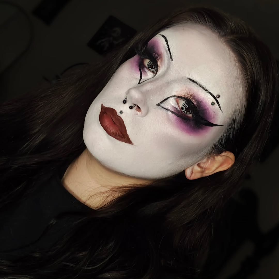 Swirl Black Costume Yearly Contact Lenses