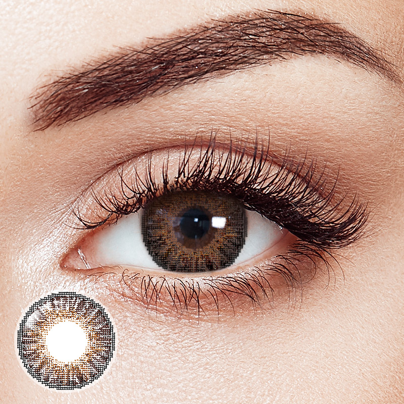 Star Brown Contact Lenses