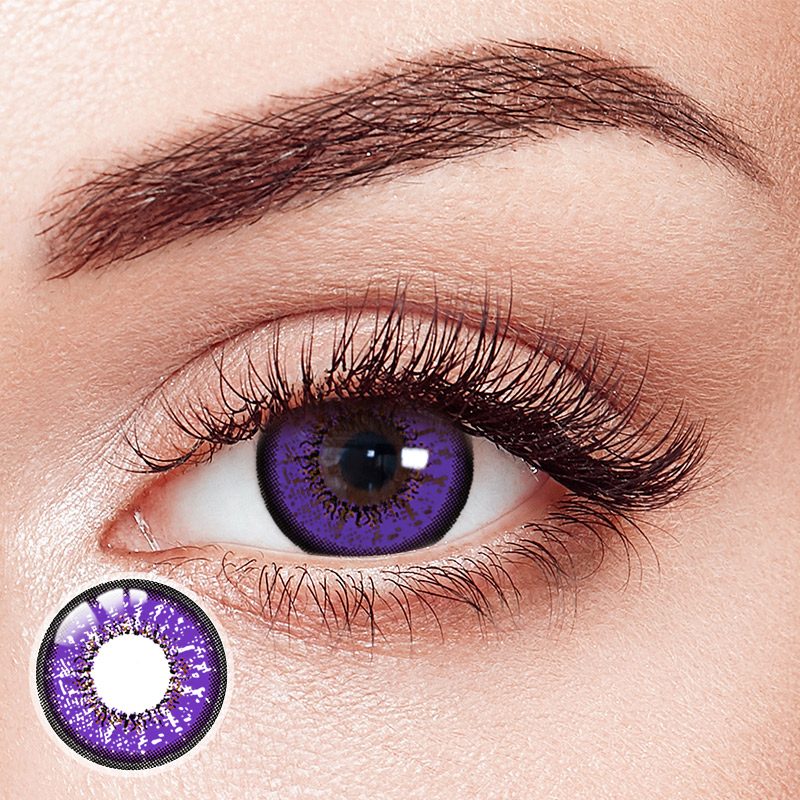 Flame Violet Contact Lenses