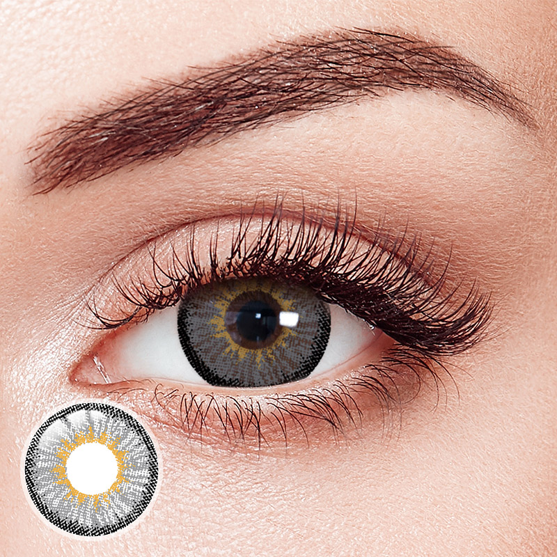 Neon Grey Yearly Contact Lenses