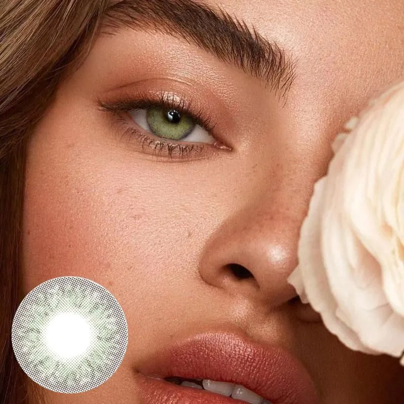 [US Warehouse] Wildcat Green Prescription Monthly Contact Lenses