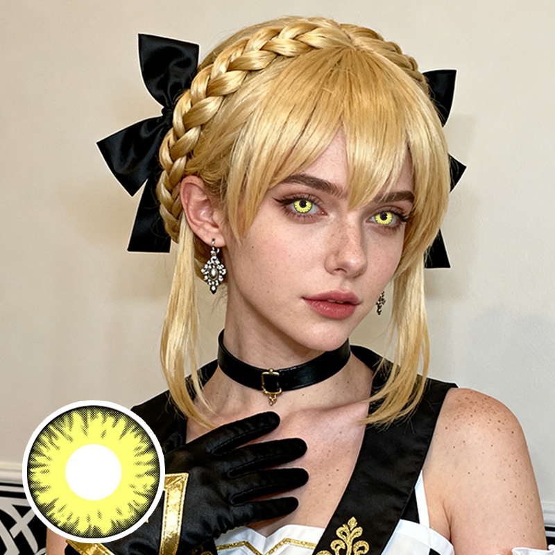 Twilight Yellow Costume Contact Lenses