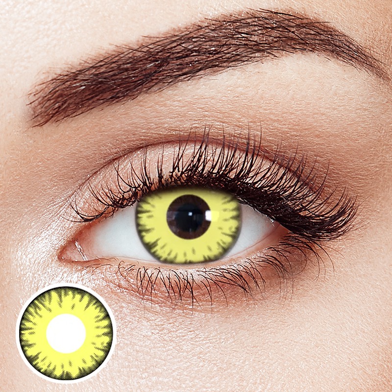 Twilight Yellow Costume Contact Lenses