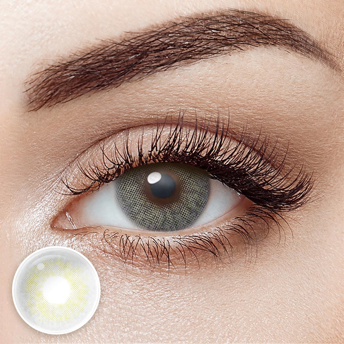 Cloud Gray Contact Lenses