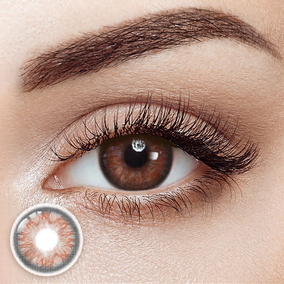 Iris Honey Contact Lenses