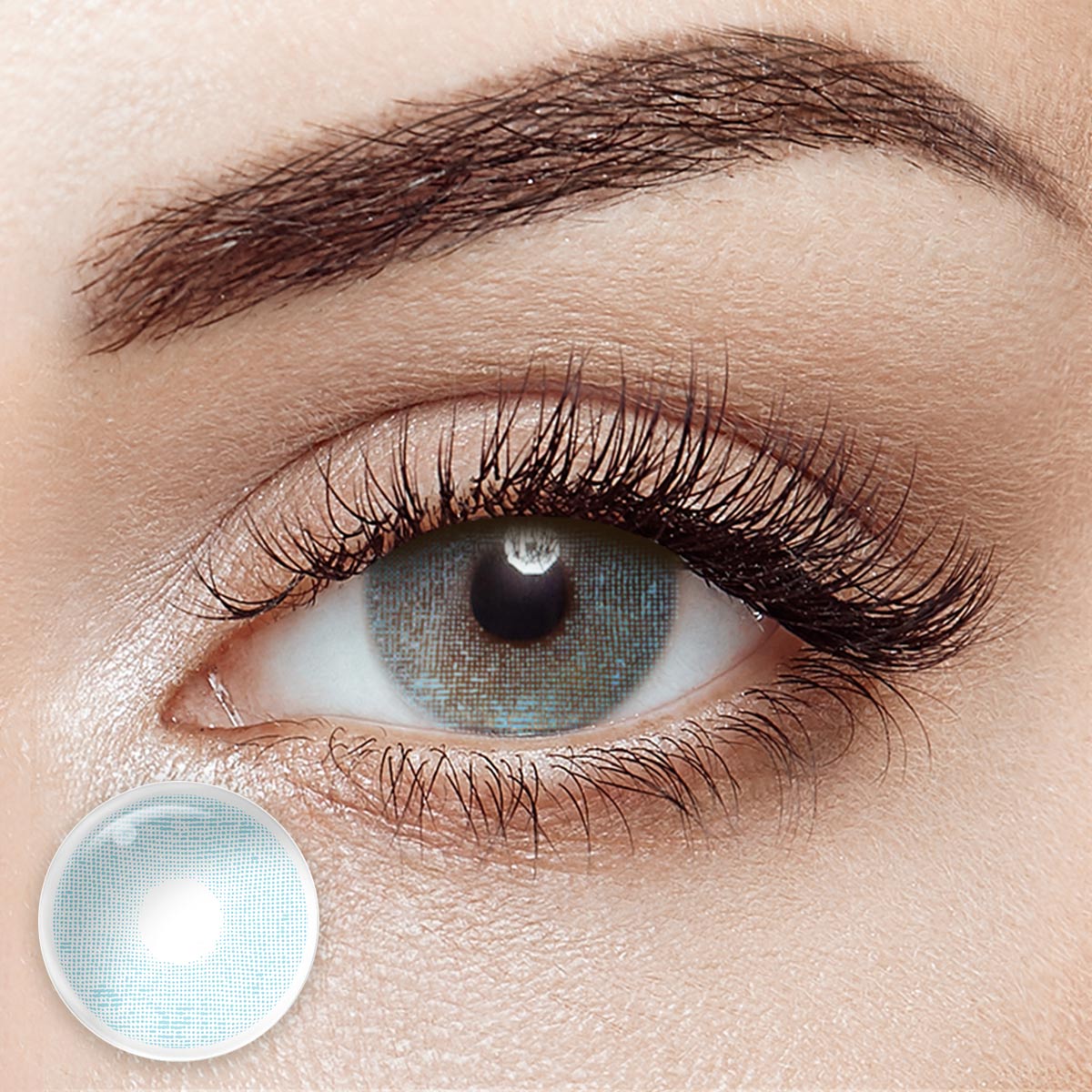 Broadway Aqua Blue Contact Lenses