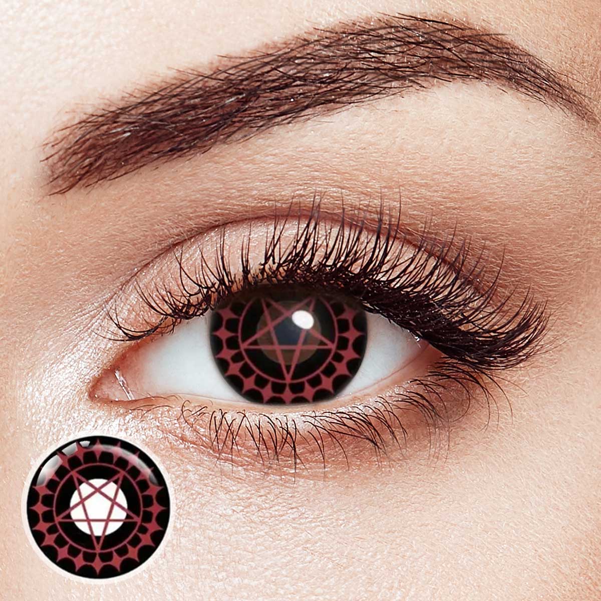 Ciel's Black Costume Yearly Contact Lenses