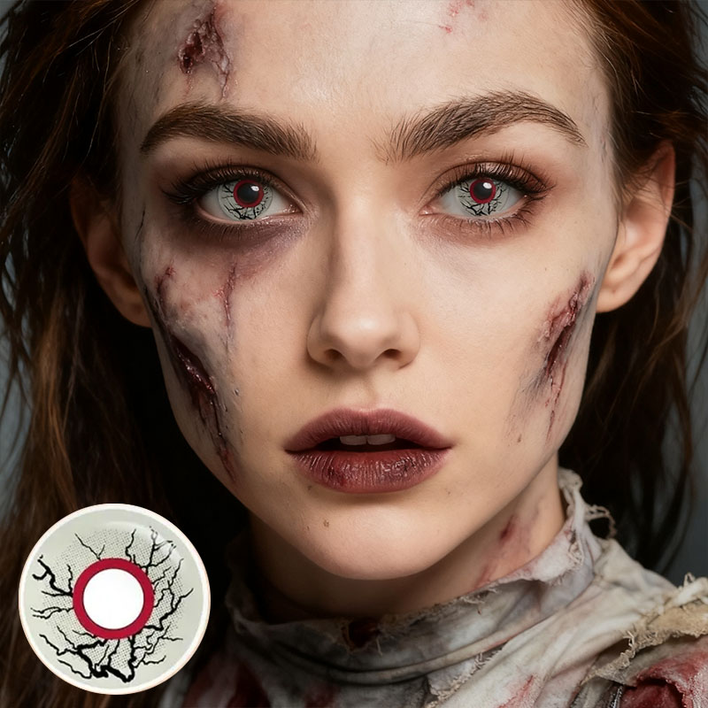 Lava Black Costume Yearly Contact Lenses