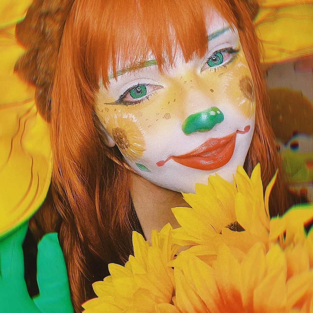 Crack Green Costume Yearly Contact Lenses