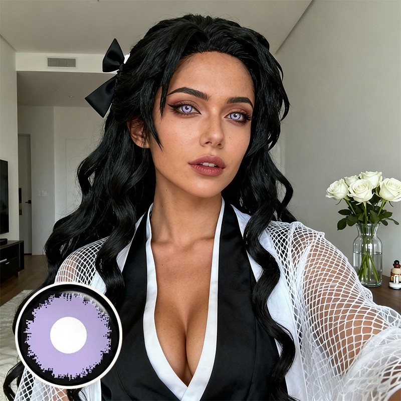 Vassen Purple Costume Yearly Contact Lenses