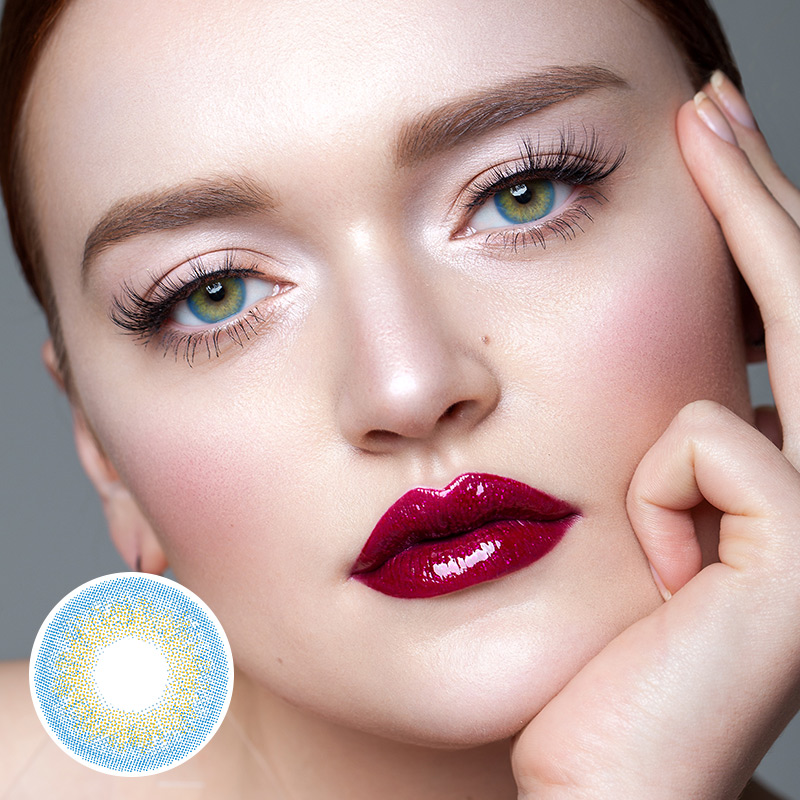 Dew Blue 6 Months Contact Lenses
