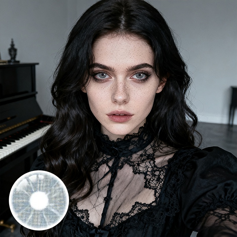 Ice Mist Gray 6 Months Contact Lenses