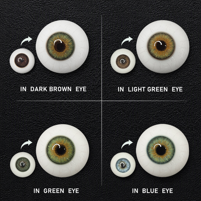 Symphony 3Con Green Prescription 6 Months Contact Lenses