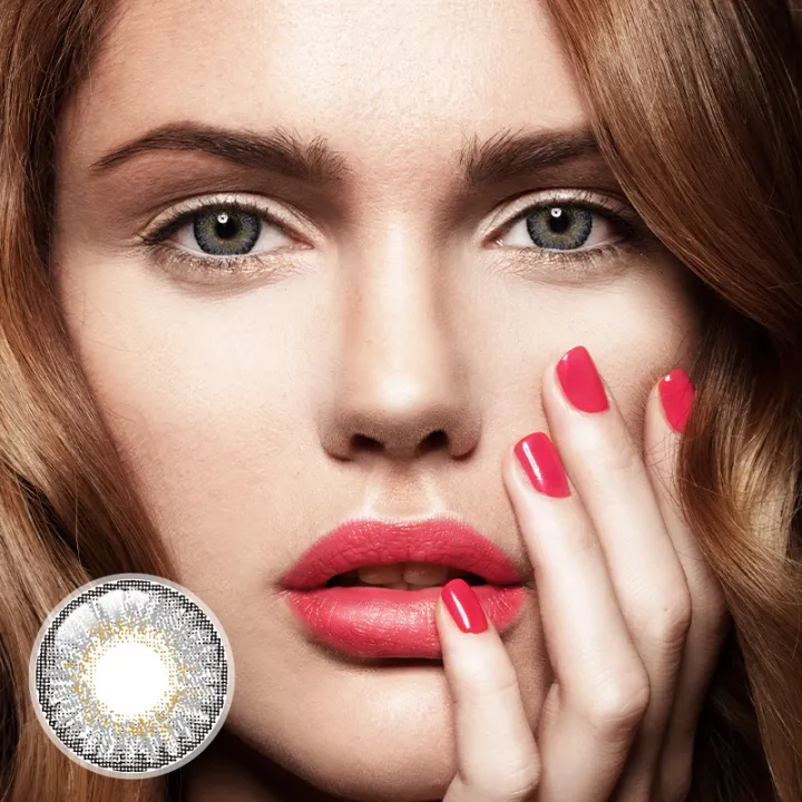 3-Tone Grey 6 Months Contact Lenses