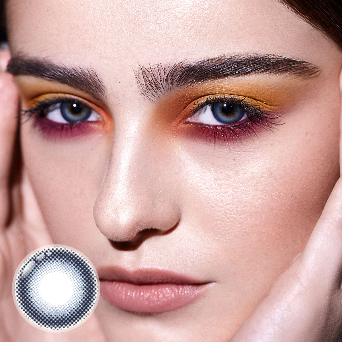 Galactic Blue 6 Months Contact Lenses