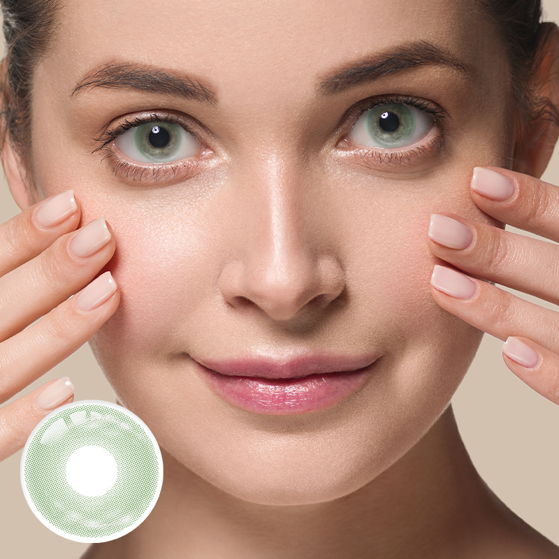 Glimmer Green Yearly Contact Lenses