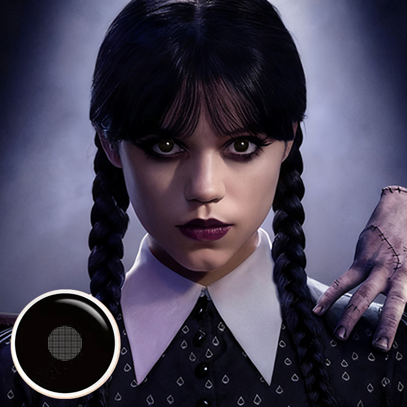 Screen Black Costume Yearly Contact Lenses
