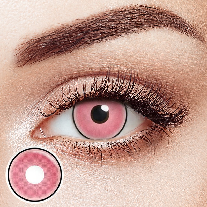 Demon Slayer Nezuko Kamado Costume Yearly Contact Lenses