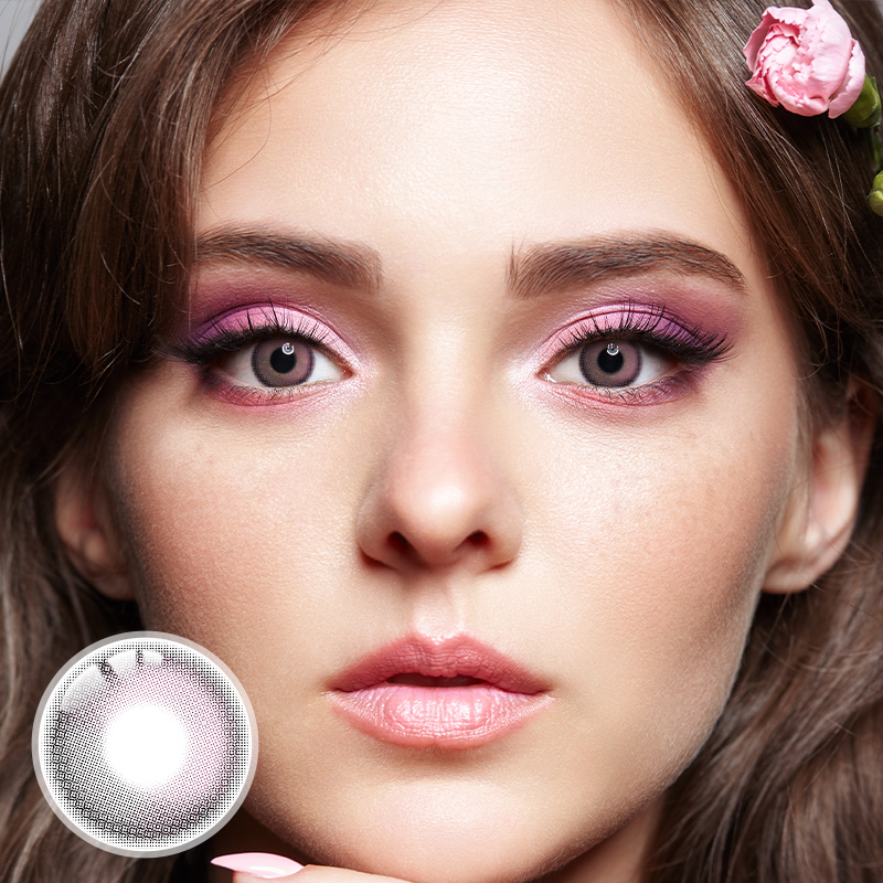 Peachy Pink Yearly Contact Lenses