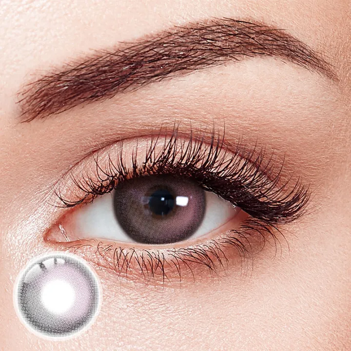 Peachy Pink Prescription Yearly Contact Lenses