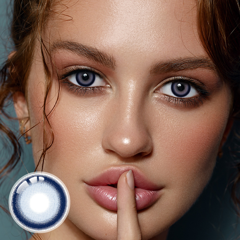 Ocean Express Blue Yearly Contact Lenses