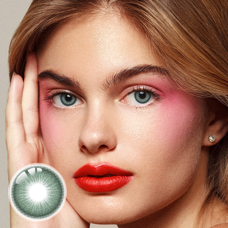 Baroque Green Yearly Contact Lenses