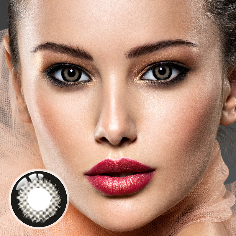 Mochi Grey Yearly Contact Lenses