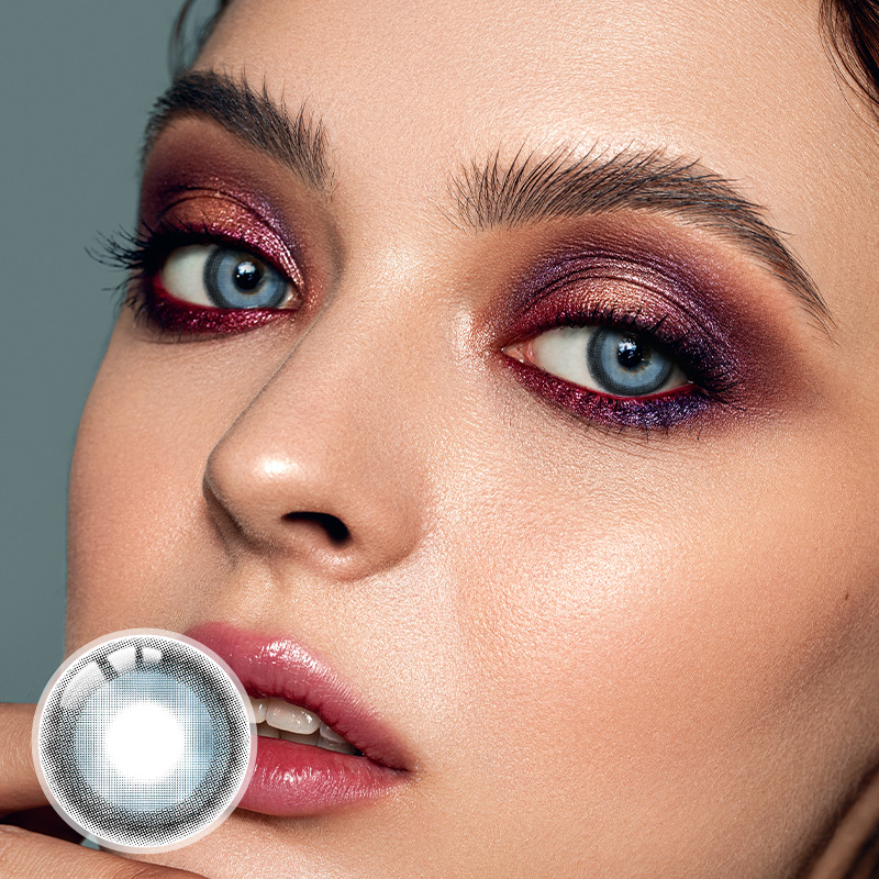 Polar Glacier Blue Yearly Contact Lenses