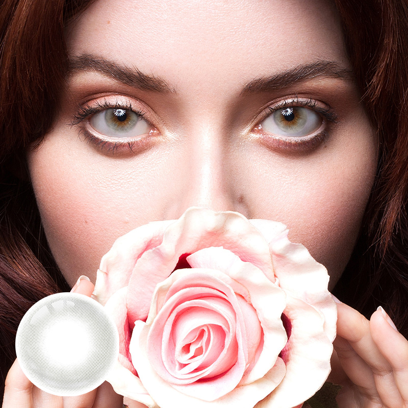 Moonlit Veil Grey Yearly Contact Lenses