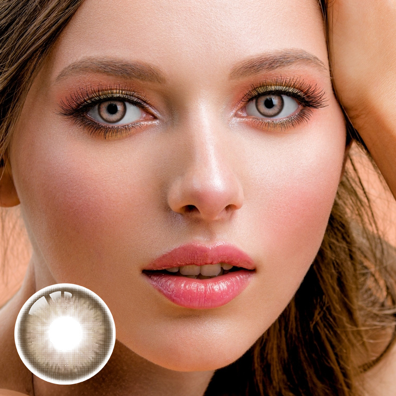 Sandstone Brown Yearly Contact Lenses