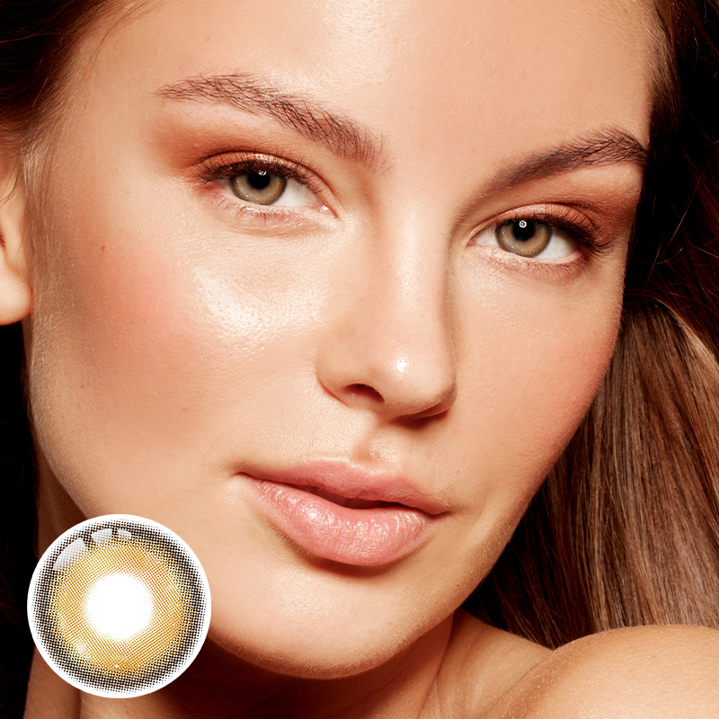 Startrails Brown Yearly Contact Lenses