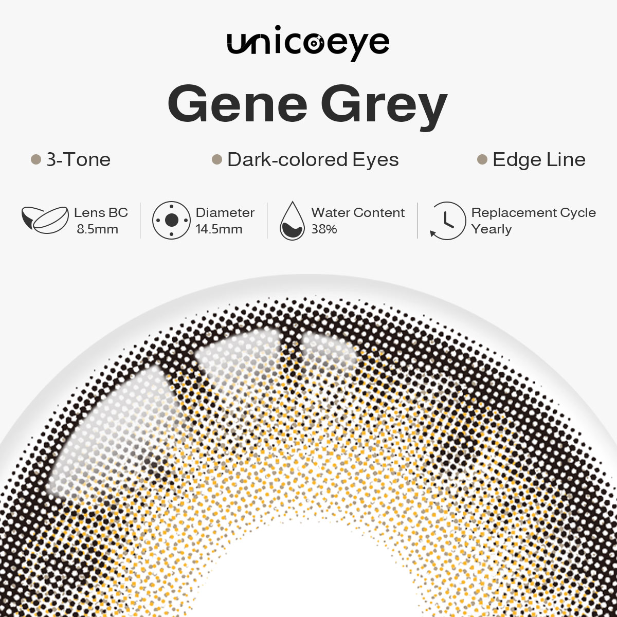 Gene Grey Yearly Contact Lenses