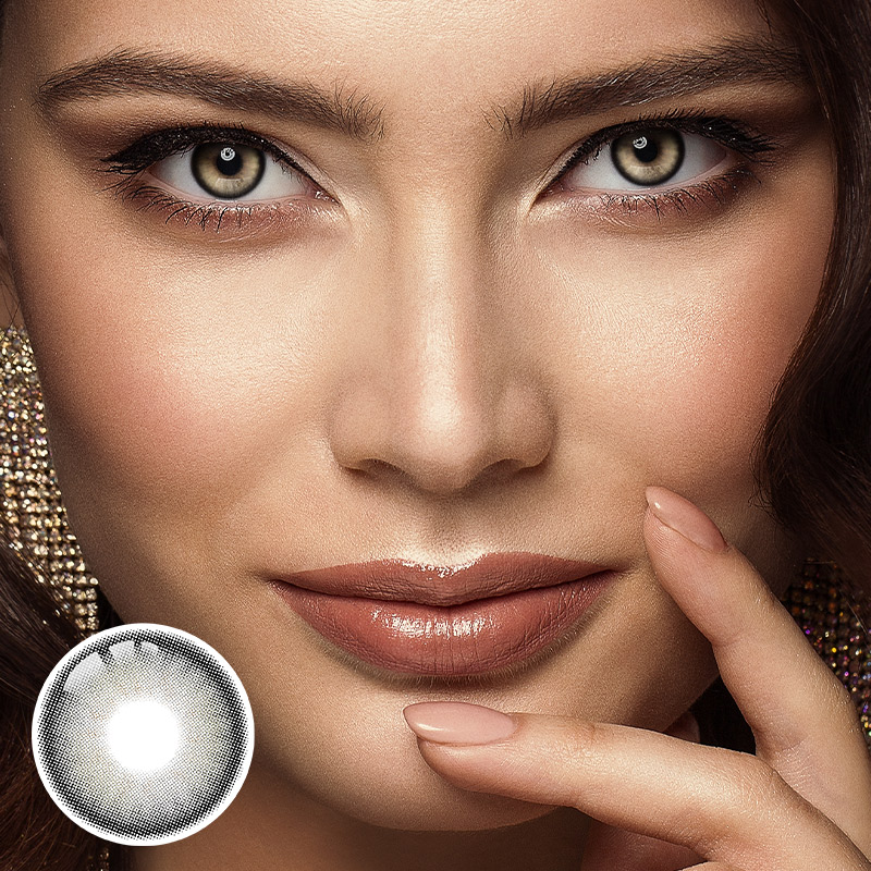 Cement Grey Yearly Contact Lenses