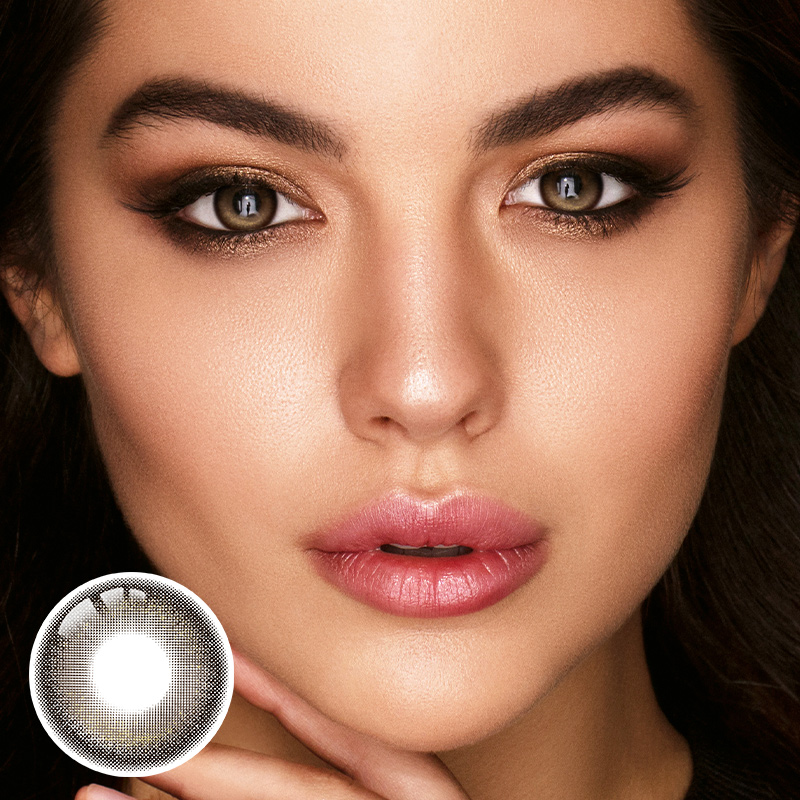 Leather Brown Yearly Contact Lenses