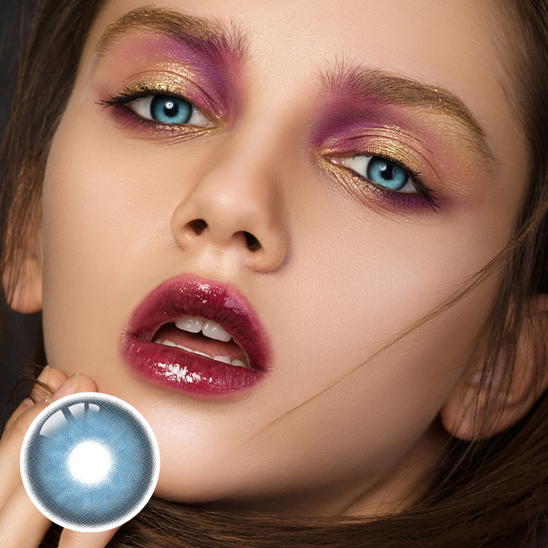Havana Blue Yearly Contact Lenses